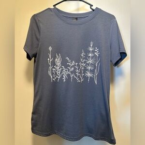 SHEIN Slate Blue Graphic Tee